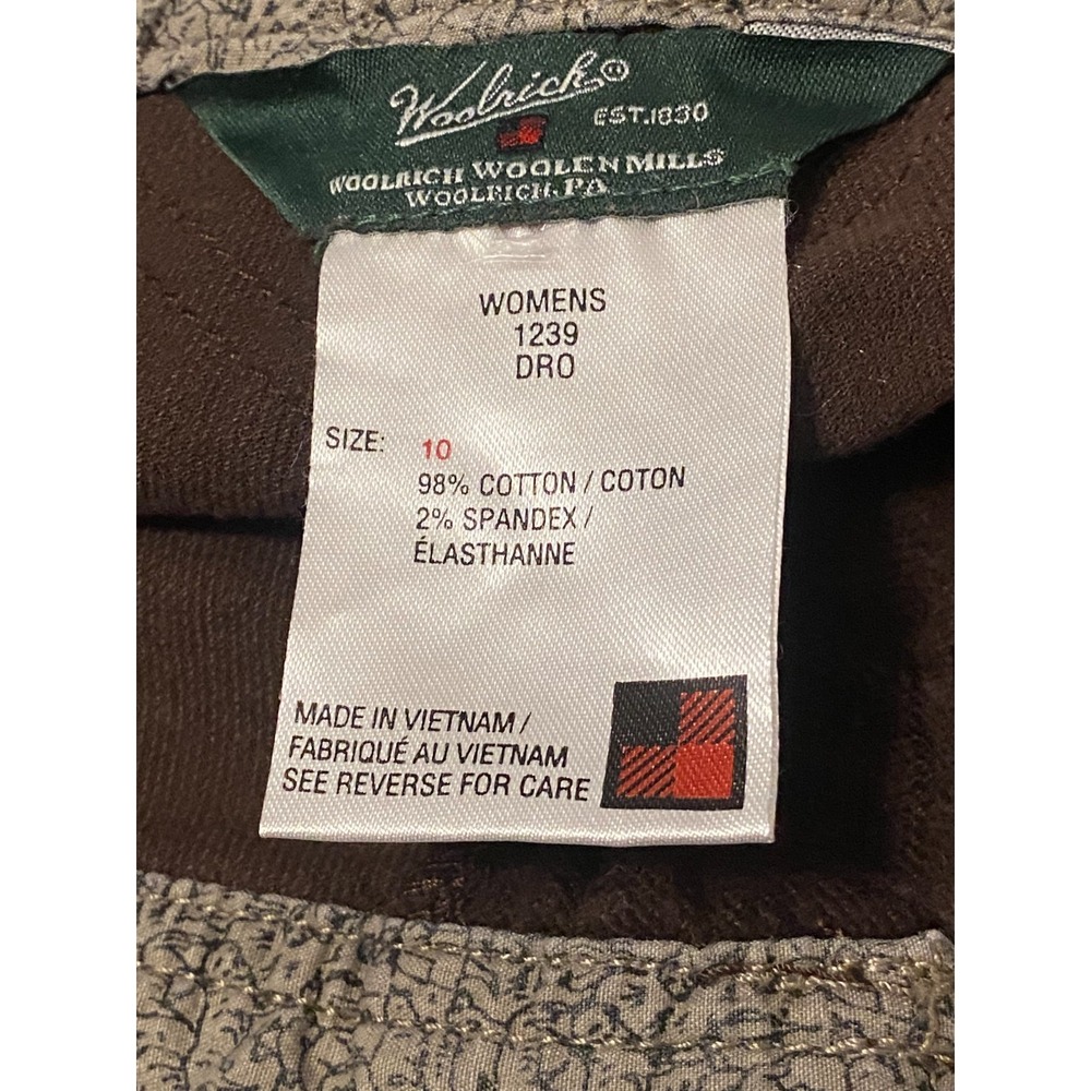 Woolrich Pants Womens 10 Brown Corduroy Cargo Pockets Outdoor Casual‎ Workwear - Picture 6 of 13